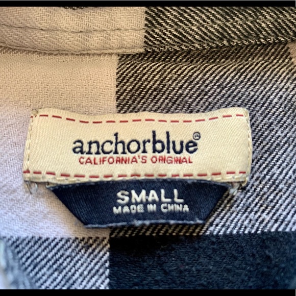 Anchor Blue Flannel - Men’s Small - Picture 6 of 6